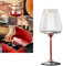 HFLWYWD Decanter per Vino Rotante Con Cristalli, Calici Creativi, Bicchiere di Cristallo per Vino Rosso o Bianco Con Tazza Rimovibile, Idea Regalo per Natale e Halloween