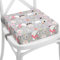 Kindersitzerhöhung Sitzerhöhung Stuhl Kind 32x32x8 cm - Sitzkissen Kinder Booster Seat Stuhlerhöhung Kissen für Kleinkind beim Esstisch Stuhlkissen und Babysitz Tiere Grau
