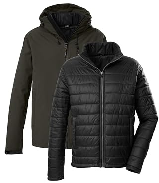 Killtec Herren Kow 95 Mn Jckt Outdoorjacke/3 in 1 Funktionsjacke mit Kapuze und einzippbarer Steppjacke