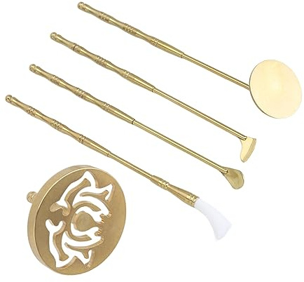 Pulver Weihrauchbrenner Kit, Weihrauch Machen Kit Press Formen DIY -Duft Machen Werkzeug Weihrauch Making Kit Messing Weihstoff Formwerkzeug Set für Heimduftzubehör