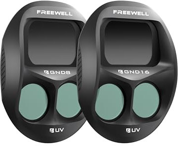 Freewell GND - Confezione da 2 filtri graduati a densità neutra per DJI Mavic 4 Pro – GND0.9 & GND1.2 – per fotografia aerea di paesaggi