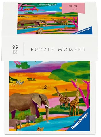 Ravensburger Puzzle Moment 12001777 - Tansania - Kompaktes 99 Teile Puzzle, ideal zur Entspannung und als kreative Auszeit vom Alltag, für Puzzle-Freunde ab 12 Jahren