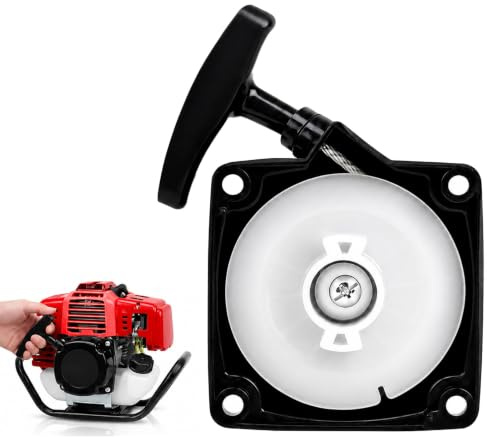 Lanceur Debroussailleuse Universel pour 40-5 Tondeuse et Motoculteur | Remplacement pour Briggs et Stratton 1E40-5/40F-5/42.7CC Facile à Installer Débroussailleuse 33cc / 36cc / 43cc / 49cc BC/MS