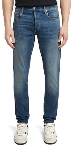 G-STAR Men's 3301 Slim Jeans, Blue (vintage medium aged 51001-8968-2965), 38W / 36L