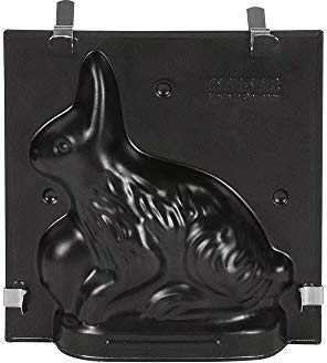Original Kaiser 3D Backform Hase 0,5l, antihaftbeschichtet, Kuchenform für Ostern, Motivbackform mit Befestigungsklammern