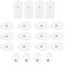 Tens Electrodes Pads Reusable Self-Adhesive Replacement Massage Pads for Tens Machine, 20 PCS