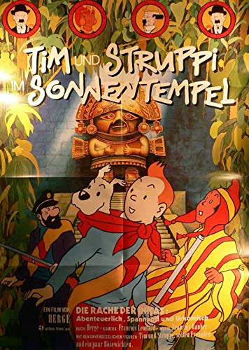 Tim und Struppi im Sonnentempel - Filmposter A1 84x60cm gerollt G1