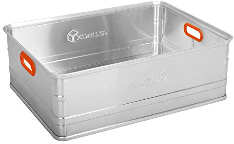Alubox Transportkiste Lagerbox ABX-U113-106 Liter - L 78.5 X B 57.5 x H 27.5