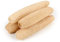 LOBO Lot de 4 éponges luffa naturelles pour la douche et le bain