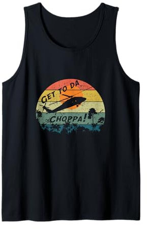 Retro Sci-Fi Get To The Chopper Tank Top
