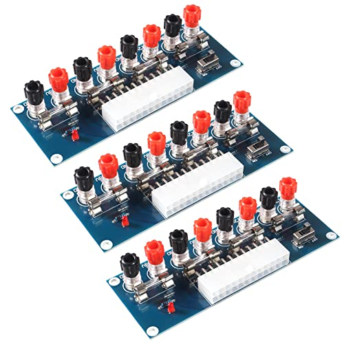 AOICRIE 3PACK XH-M229 ATX-Transferplatine Desktop-PC Netzteil Präzises 24-poliges Ausgangsmodul 24-polig 12 V 5 V 3,3 V (3pcs)