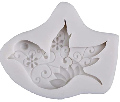 Ayrsjcl Taube Vogelkuchen Mold Weiches Silikonform Schimmelplattenmarke Formen Party Kuchen Dekorieren Werkzeuge Fondant Backvorräte