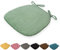 DOTBUY Kordsamt Stuhlkissen mit Bändern Abnehmbarem rutschfeste Sitzkissen Stuhl Waschbar Sitzpolster Sitzauflage für Gartenstuhl Gartenbank Terrasse Indoor Outdoor (Hellgrün,43x41x35cm)