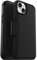 OtterBox Strada Case for iPhone 14 Plus, Shockproof, Drop proof, Premium Leather Protective Folio with Two Card Holders, 3x Tested to Military Standard, Black