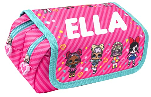 LOL – Astuccio grande – Astuccio di LOL personalizzato – 2 scomparti spaziosi – Manico – Articoli cancelleria bambini/ragazzi