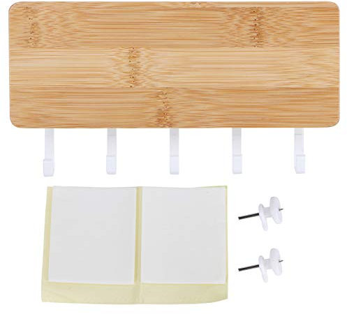 Serlium Porte Clé Mural, Style Vintage Support Clef Mural De Boîte De Rangement Organisateur Et Porte-Clés Porte-Courrier Mural Avec 5 Crochets Pour Décoration Murale pour Salon Bureau