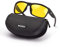 TOREGE Polarisierte Sport-Sonnenbrille für Männer und Frauen, Radfahren, Laufen, Golf, Angeln, Sonnenbrille, Black Frame & Night Lens