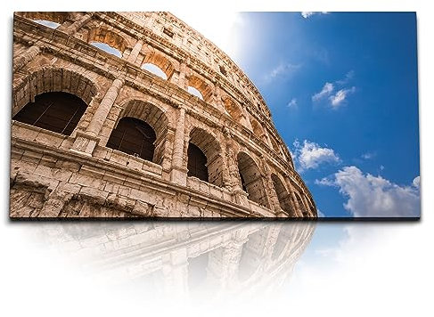Paul Sinus Kunstdruck Bilder 120x60cm Rom Kolosseum Römer Antik Gladiatoren Arena