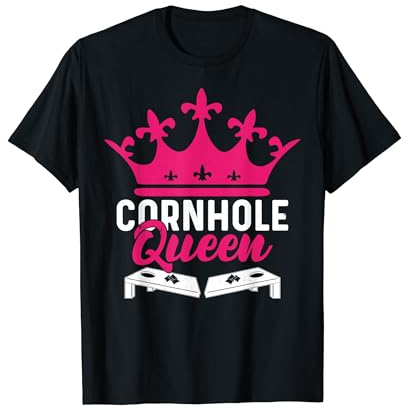 Cornhole Queen Lustiges Cornhole T-Shirt