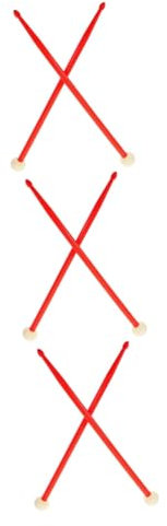 Toyvian 3paare Doppelseitige Schlagzeugstöcke Praktische Percussion Drumsticks Für Snare Und Jazzdrums