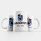 Trabzonspor Tasse mit Wunschname isim soyisim Geschenk bordo kupa Trabzon