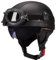 Motorradhelm Halbschalenhelm Halbhelme Retro Style Mit Fliegerbrille Brain-Cap Retro Halbhelm Jet Helm ECE-Zertifizierter Scooter Moped Helm Schutzhelm 5,L(59~60CM)