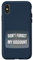 Hülle für iPhone X/XS Don't Forget My Discount - Funny Old People T-Shirt Gag Gift
