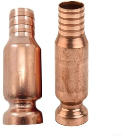 Lot de 2 raccords d'huile de pompage manuel en cuivre pour siphon