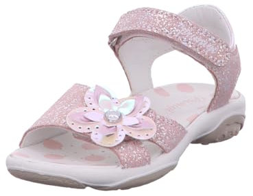 Primigi Breeze Sandalen für Mädchen und Jungen, Rosa Glitzer, 27 EU
