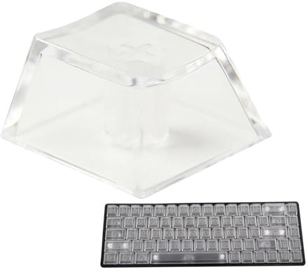 Capuchons de touches PC transparents, capuchons de touches transparents de hauteur R4 - Capuchons de touches vierges transparents de couleur unie,Capuchons de clavier imperméables et durables pour fem