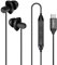Hearprotek Sleep Earbuds, USB C Earphones Headphones with Microphone-Silicone Noise Isolation Type C Earbuds Sleep Buds for Android Phone, Ideal for Sleeping, snoring, Relaxation, Air Travel (Black)