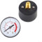 Gdfnmogo Compresseur d'air pneumatique hydraulique Jauge de pression de fluide hydraulique 0-12 bar/0-170 PSI Compresseur Jauge Équipement d'atelier Outils pneumatiques