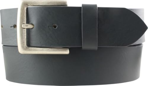 BELTINGER Jeansgürtel aus Vollrindleder 4,5 cm | Leder-Gürtel für Herren 45mm | Breiter Herren-Gürtel aus echtem Leder