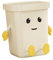 Colcolo Creative Trash Can Cute Garbage Bin Interesting Multifunctional Household Compost Bucket Dustbin for under Desk Living Room, Sitting 16L