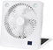 Ventilatore a energia solare, portatile, 18 x 6 x 20 cm, ricaricabile, pieghevole, silenzioso, con luci a LED, 3 velocità, gadget di sopravvivenza per casa, spiaggia e all'aperto