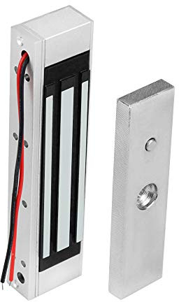 Uoonner 180KG (350LBS) Electromagnetic Lock - 12V Fail-Safe (NC) for Single Door Access Control