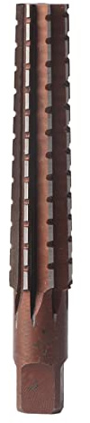 TICFOX 1 Stück Hochgeschwindigkeitsstahl MT3 Kegel gerader Schaft Finishing Reibahle 148 x 16 x 20 mm