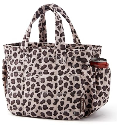 bagsmart Kühltasche Klein Lunchtasche, isoliert, auslaufsicher, tragbar, 6L | 2 Behälter+2 Getränke, 6h warm/12h kühl, PEVA-Futter, leicht reinigbar, 200g, vielseitig für Büro, Schule, Strand, Camping