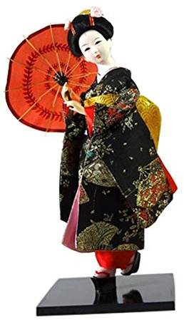 Fancy Pumpkin Japanische Geisha Kunst Kimono Puppe Maiko Puppen Sammlerstücke Kreatives Geschenk, D-02