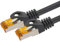 1aTTack.de 368546 Cable de red exterior Cat.6a 30m - negro - Patch cable Cat6a (SFTP PIMF) 10 Gb/s con conector Rj45-1 pieza 30 metros negro