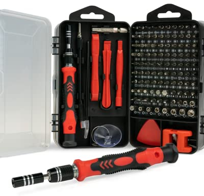 Red Tools Feinmechanik Bit-Set mit Schraubendreher, Präzisionsbits & Demontage-Zubehör - Reparatur-Set für Smartphone, Laptop, Computer - 119 Teile