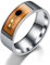 NFC Smart Ring für Herren und Damen - Multifunktionaler Wasserdichter Intelligenter Digital Ring für Android/Windows NFC-Smartphone-Zubehör (69.7 (22.2), Silber-1)