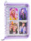 Kpop Fotokartenhalter Buch mit 30 Nachfüllseiten mit 4 Fächern, A5 6 Ringordner 2,5 x 3,5 Fotosammler, Ordner mit Reißverschluss, Kpop Fotokartenhüllen, A5-Ordner, Fotokartenalbum