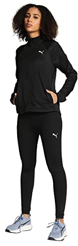 PUMA Damen Active Woven Suit Trainingsanzug, Schwarz, M