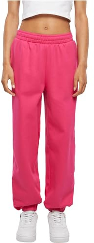 Urban Classics Damen Jogginghose Ladies Organic High Waist Ballon Sweat Pants hibiskuspink 5XL