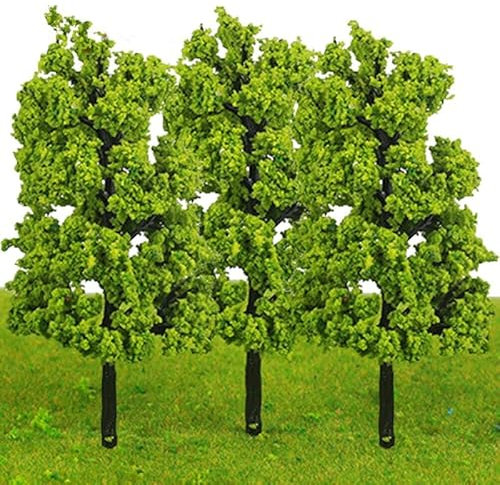Baum-Modell, 12 cm, Miniatur-Architektur-Landschaft, Modelleisenbahn-Bäume, für DIY-Modelleisenbahn, Landschaft, Architekturbäume (10 Stück)