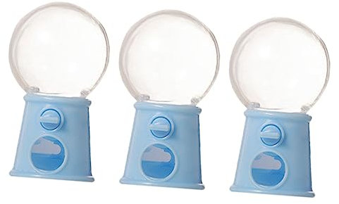 Ciieeo 3 Piezas Dispensadores De Maquinas De Dulces Pequeña Máquina De Chicles Máquina De Chicles Dulces Dispensador De Dulces Mini Maquina El Plastico Bebé Automático Caja De Conexiones