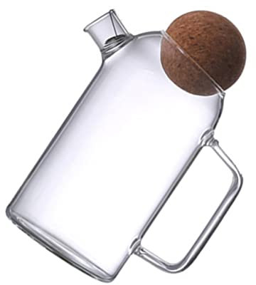 PRETYZOOM Thickened Glass Teapot Yogi Keep Warm Kettle Heat-Resistant Tea Pot Capacity for Family Office Gifts