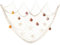 Fangoo Fischernetz deko Fischernetz Wanddekoration deko Muscheln Handgewebtes Fischernetz Mediterrane deko Hochzeit,Fotografie Wanddekoration (Weiß 200x100cm)