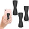 3 Pcs Premium Smartphone Fingerhalterung, Selbstklebender Handy Halter Griff Halterung Schwarzer Handy-Fingerband, Einhandbedienung Fingerhalterung Handy